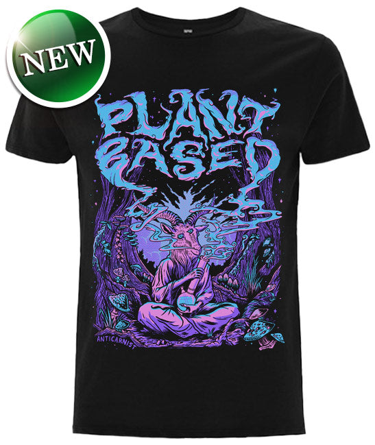 PRE-ORDER 'Plant Based (Trippy)' Unisex Organic Vegan T-Shirt