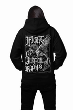 'Fight For Animal Rights' Vegan Zip-up Hoodie