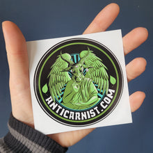 Anticarnist Vinyl Logo Sticker