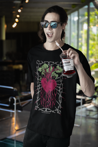 'Bloody Vegan' Unisex Organic Vegan T-Shirt